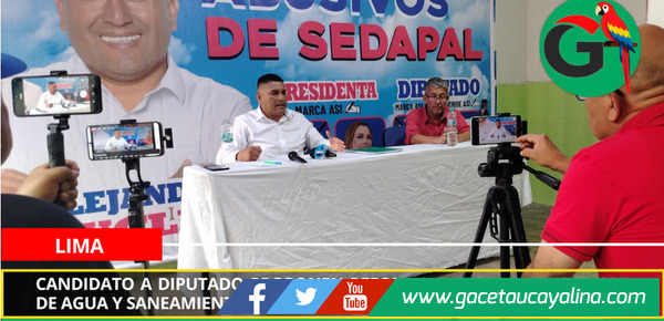 Candidato a Diputado proponen reforma integral del sistema de agua y saneamiento nacional