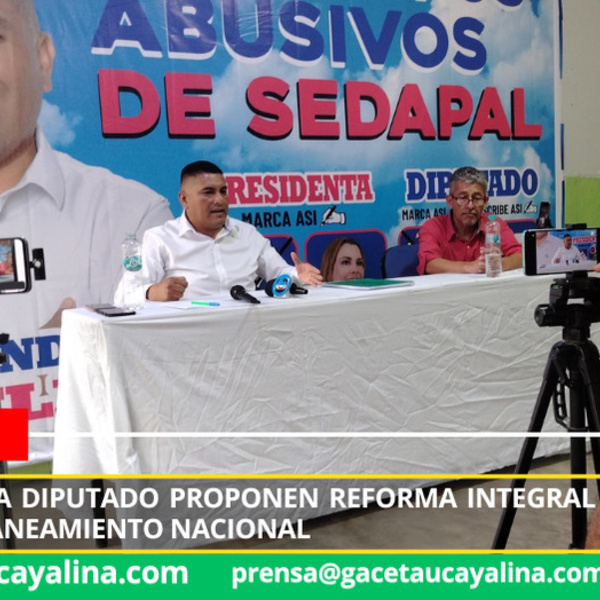 Candidato a Diputado proponen reforma integral del sistema de agua y saneamiento nacional