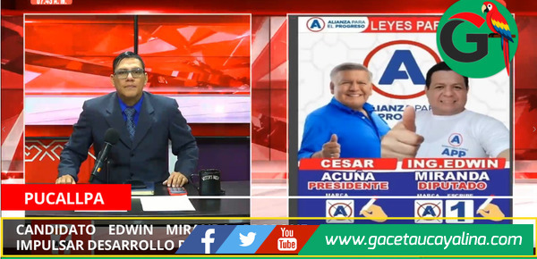 Candidato Edwin Miranda propone reducir ministerios para impulsar desarrollo regional