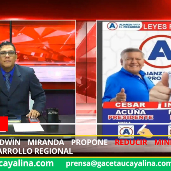 Candidato Edwin Miranda propone reducir ministerios para impulsar desarrollo regional