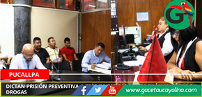 Dictan prisión preventiva a tres investigados por tráfico ilícito de drogas