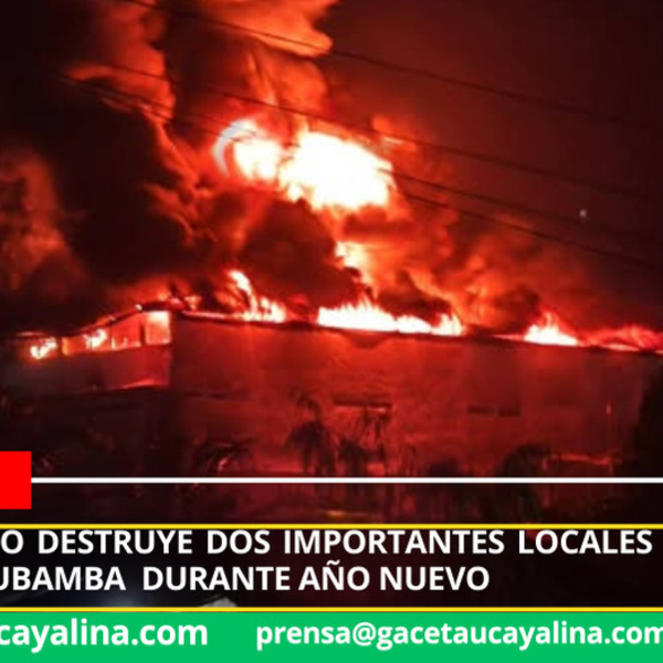 Celebración de Año Nuevo termina en tragedia por incendio en Atalaya
