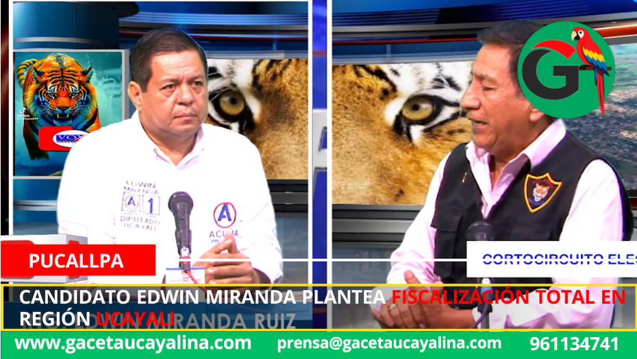 Edwin Miranda promete fiscalización sin colores políticos en Ucayali