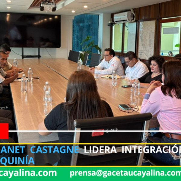Alcaldesa Janet Castagne lidera integración vial en la Cuenca Utuquinía