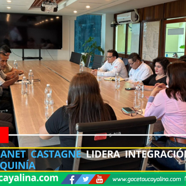 Alcaldesa Janet Castagne lidera integración vial en la Cuenca Utuquinía