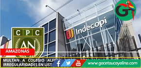 Multan a colegio Alfred Nobel con más de S/20 mil por irregularidades en listas escolares