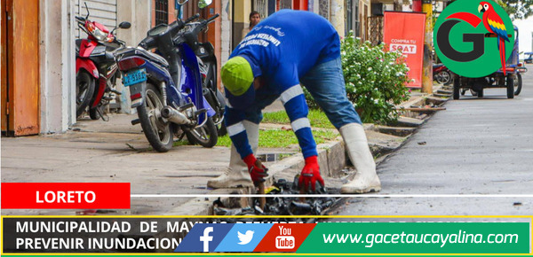Maynas lucha contra la basura que obstruye sifones y provoca inundaciones