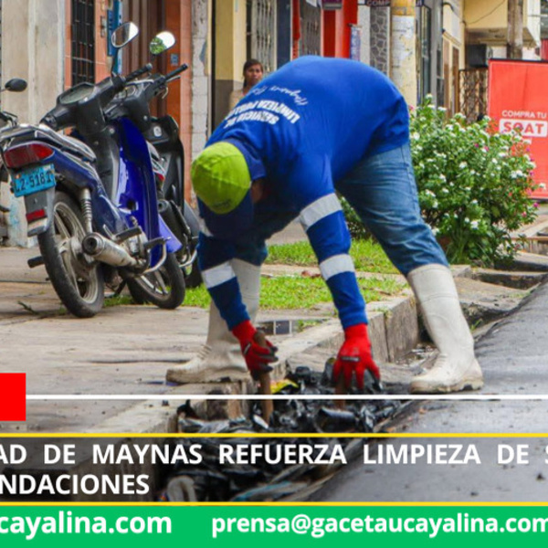 Maynas lucha contra la basura que obstruye sifones y provoca inundaciones