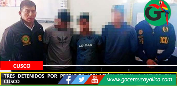 Tres detenidos por presunta violación sexual a menor en Cusco