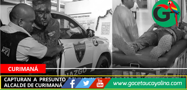 Capturan a presunto delincuente tras robo en vivienda del alcalde de Curimaná
