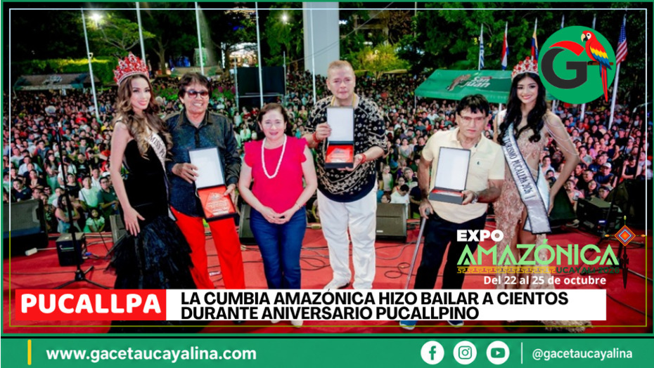 Pucallpa celebró sus 126 años con una gran fiesta amazónica