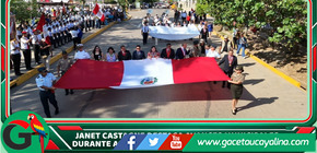 Pucallpa celebra su día central con desfile escolar y reconocimientos especiales
