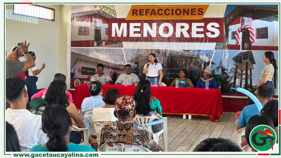 Alcaldesa de Coronel Portillo entrega local renovado y mejora aulas en Manantay