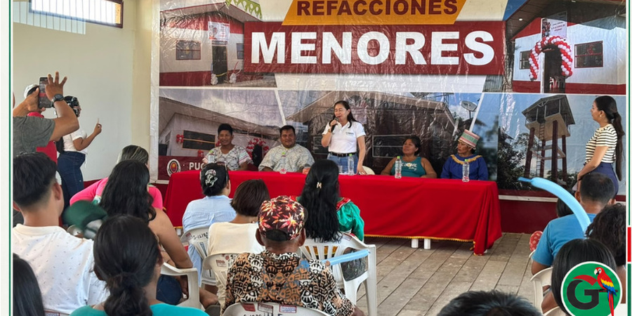 Alcaldesa de Coronel Portillo entrega local renovado y mejora aulas en Manantay