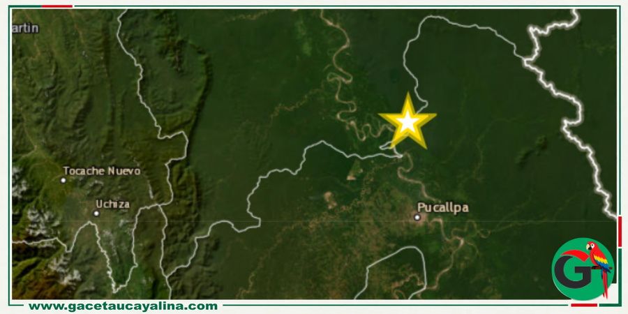 Movimiento sísmico de 4.5 se reportó a 65 kilómetros al norte de Pucallpa