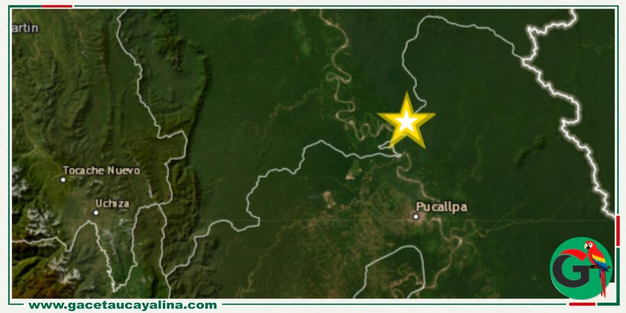 Movimiento sísmico de 4.5 se reportó a 65 kilómetros al norte de Pucallpa