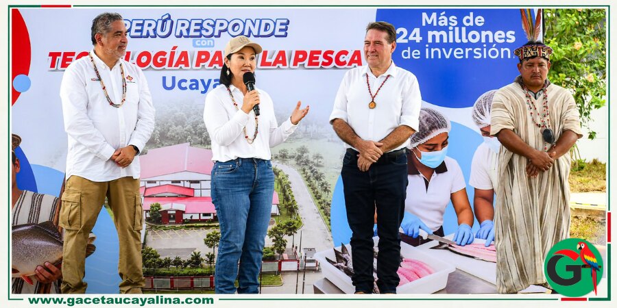 Keiko Fujimori inaugura en Ucayali primera planta pesquera industrial con inversión superior a S/ 24 millones