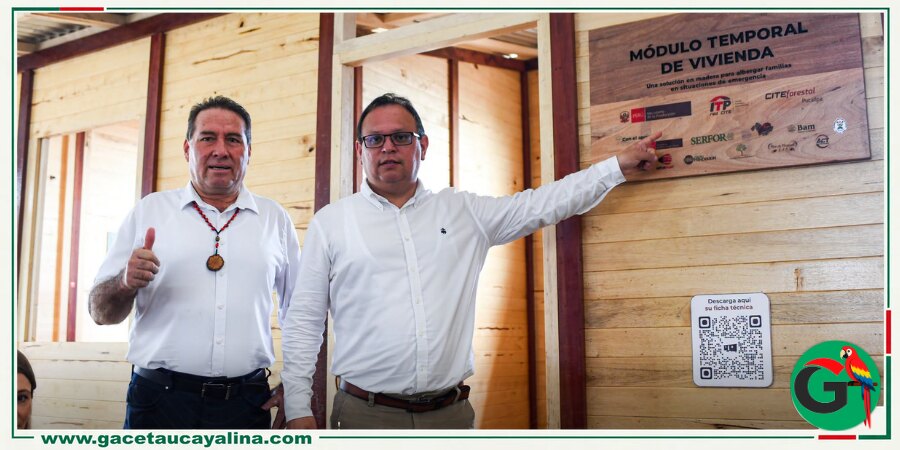 Ucayali presenta en la Expo Amazónica 2026 viviendas temporales de madera amazónica para atender emergencias