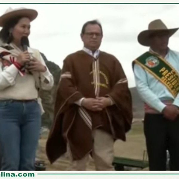 Keiko Fujimori inaugura reservorios y canales para comunidades campesinas de Junín