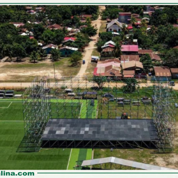 Pucallpa construye escenario gigante para recibir al papa León XIV en La Videnita.