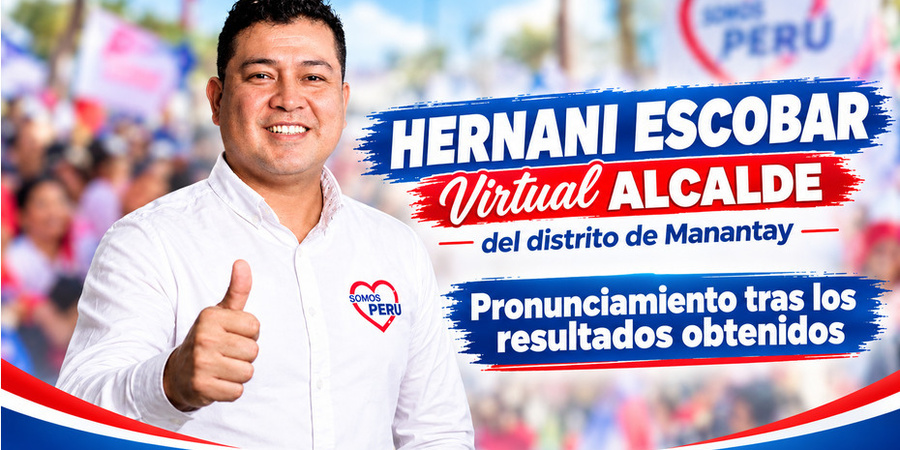 Hernani Escobar llama a la unidad tras resultados electorales en Manantay