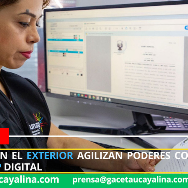 Peruanos en el exterior agilizan poderes consulares con Sunarp digital