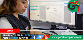 Peruanos en el exterior agilizan poderes consulares con Sunarp digital
