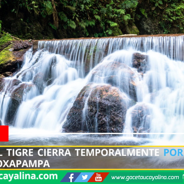 Catarata El Tigre cierra temporalmente por intensas lluvias en Oxapampa