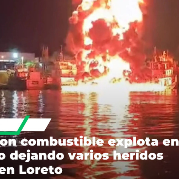 Doce heridos tras explosión e incendio de embarcación con combustible ayer
