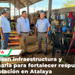 Autoridades evalúan hangar y maestranza para mejorar servicios públicos locales en Atalaya