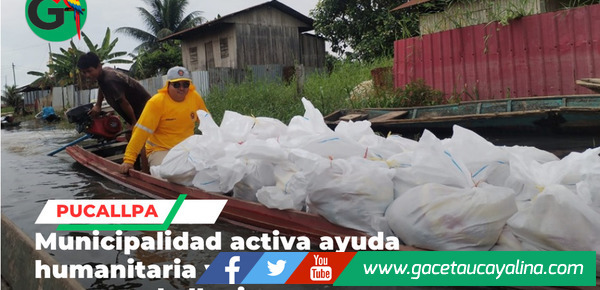Empadronan damnificados por inundaciones tras crecida de ríos en Ucayali