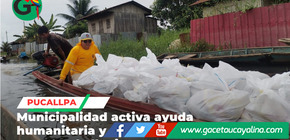 Empadronan damnificados por inundaciones tras crecida de ríos en Ucayali