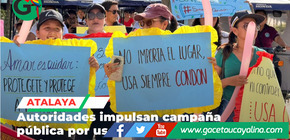 Pasacalle promueve uso responsable del condón en Atalaya