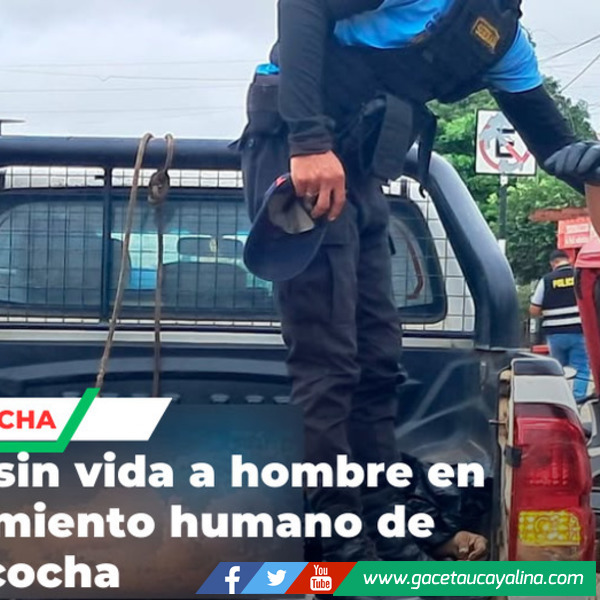 Hallan sin vida a hombre en asentamiento humano de Yarinacocha