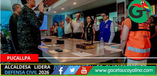 Alcaldesa lidera juramentación de plataforma de defensa civil 2026