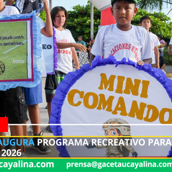 Sepahua inaugura programa recreativo para niños en vacaciones 2026