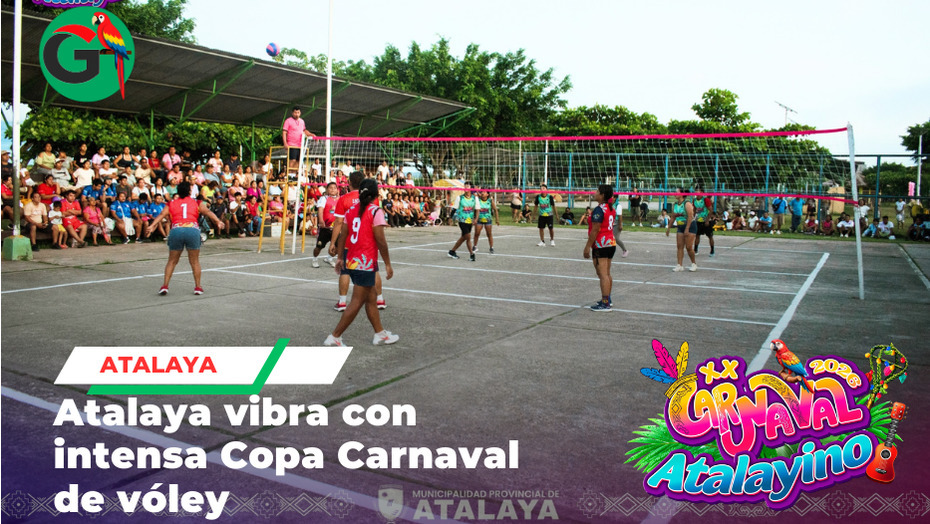 Más de quince equipos brillan en Copa Carnaval Atalayino 2026