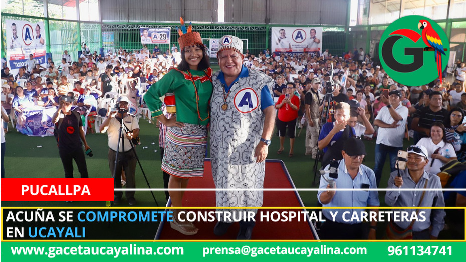 César Acuña promete hospital y obras clave para Padre Abad