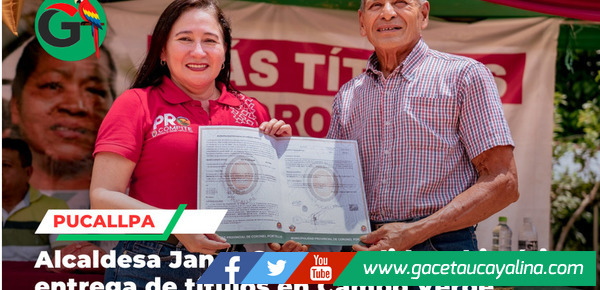 Entregan 124 títulos de propiedad a vecinos de Alto Manantay