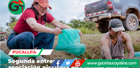 Municipalidad entrega alevinos a productores ganadores de Procompite en Pucallpa