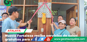 Campaña médica beneficia a más de quinientas familias en Atalaya