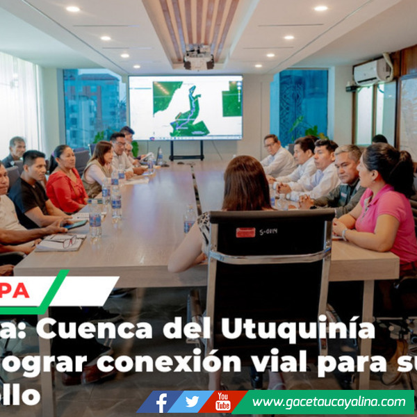 Alcaldesa impulsa trocha carrozable para integrar comunidades del Utuquinía amazónico