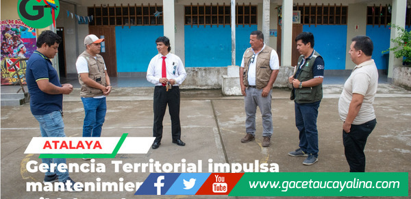 Gerencia Territorial coordina mantenimiento en colegio emblemático Hildebrando Fuentes