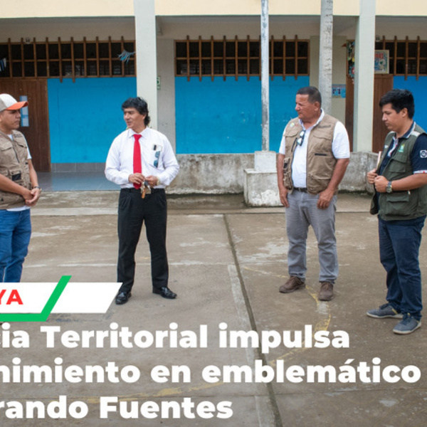 Gerencia Territorial coordina mantenimiento en colegio emblemático Hildebrando Fuentes