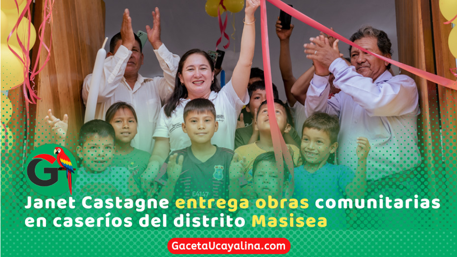 Alcaldesa Janet Castagne entrega refacciones en iglesia y comedor escolar en Masisea