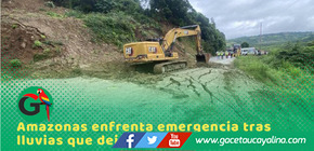 Intensas lluvias dejan cientos de damnificados y graves daños en Amazonas