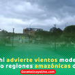 Senamhi alerta vientos fuertes en cinco regiones de la selva