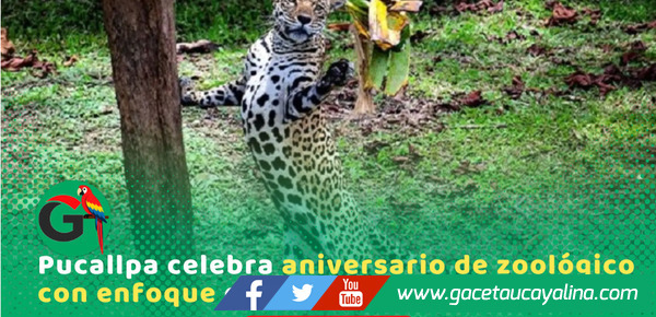 Zoológico de Pucallpa celebra aniversario con educación ambiental y conservación