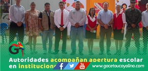 Gerencia Territorial de Atalaya respalda inicio del año escolar en la provincia