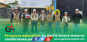 Retoma obra educativa con 58% de avance en Aerija - Atalaya